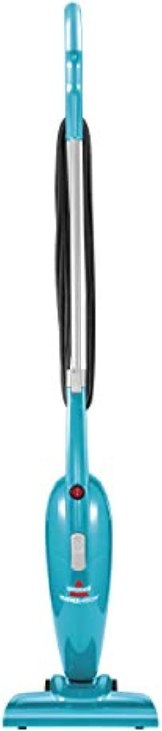 Featherweight Stick Lightweight Bagless Vacuum and Electric Broom with Crevice Tool for Hard Floors and Carpets, Blue