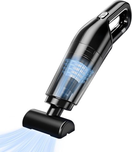 Cordless Hand Held Vacuum Cleaner - Mini Portable Handheld Vacuum Cleaner Rechargeable with Strong Suction & Washable Filter, Suit for Cleaning ​Dust, Hair in Car
